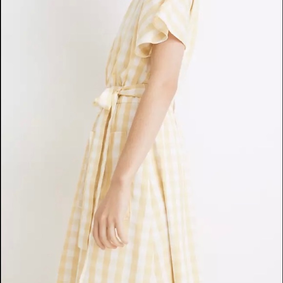 Dolman-Sleeve Midi Dress in Gingham Check - Picture 5 of 5